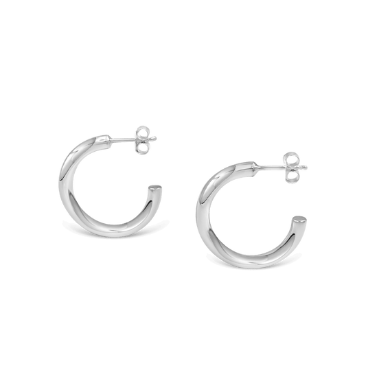 MONA HOOPS SILVER